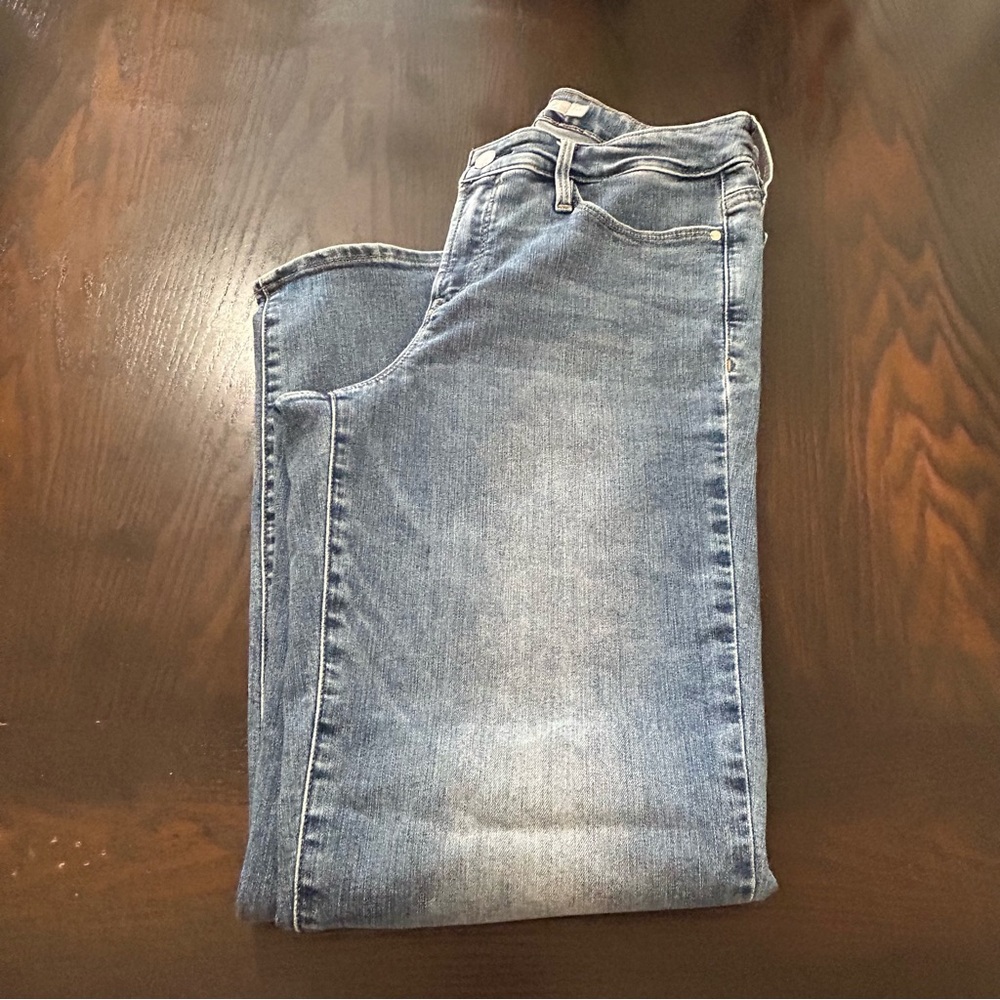 ATHLETA Slim Straight size 10 Tall Sculptek Women’s Jeans Lapis Wash Stretch - Picture 10 of 14